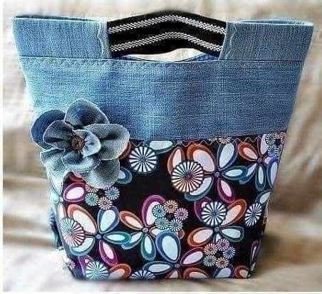 Denim slippers