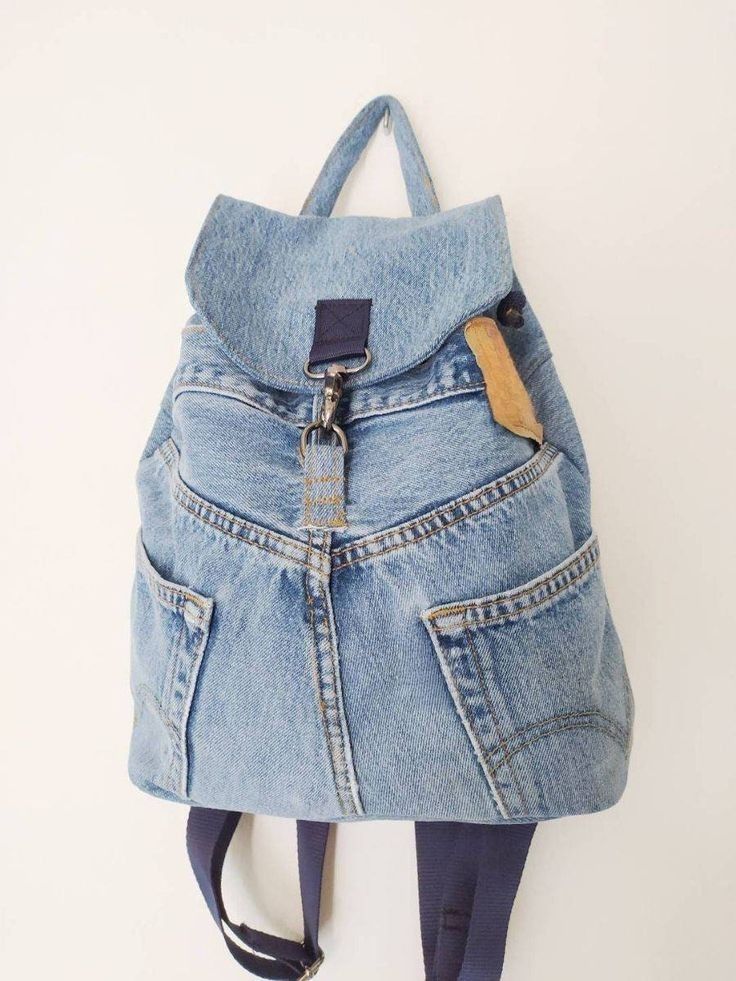 Small Denim Back pack